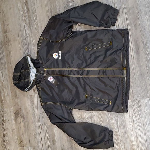 NFL Dunbrooke Pittsburgh Steelers Full-Zip Jacket Size Medium - Picture 5 of 8
